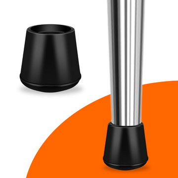 FLOOQ - Stoelpootdoppen - Rond - Zwart - Fero