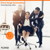 FLOOQ - Transparante bureaustoelwielen - Finley
