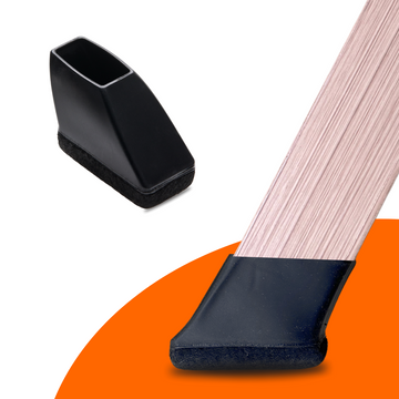 FLOOQ - Stolsocklar - Rektangulär sned svart - Frits