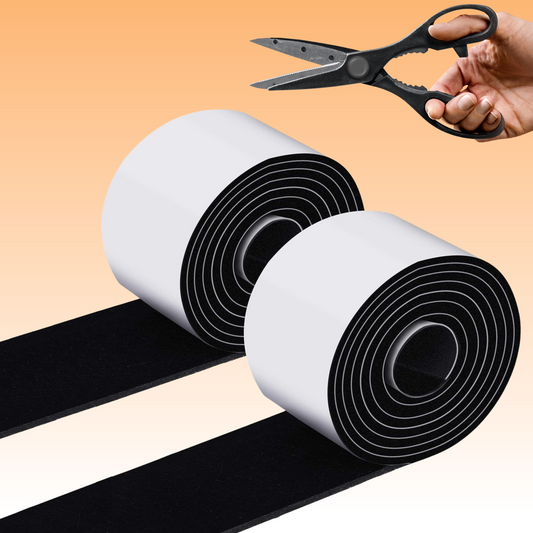 FLOOQ Filzrolle – Schwarz – 1 Meter lang – 3 mm dick