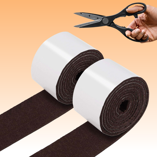 FLOOQ Filzrolle – Dunkelbraun – 1 Meter lang – 3 mm dick