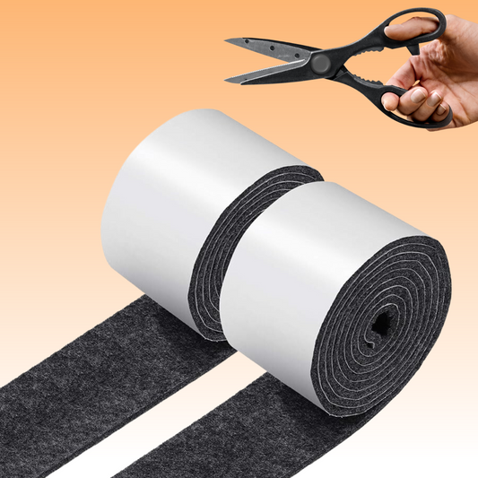 FLOOQ Filzrolle – Dunkelgrau – 1 Meter lang – 5 mm dick