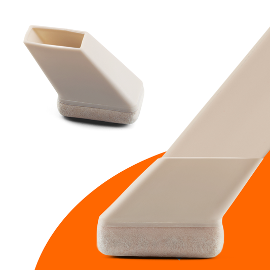 FLOOQ - Stolsocklar - Rektangulär sned beige - Frits