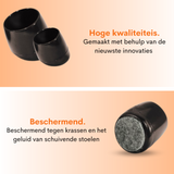 FLOOQ - Stoelpootdoppen - Schuin met vilt