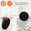 FLOOQ - Stuhlbeinkappen - Oval schräg schwarz - Finn