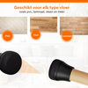 FLOOQ - Stoelpootdoppen Pro Schuin - Rond - Zwart - Fermin