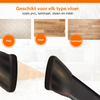FLOOQ - Stuhlbeinkappen - Oval schräg schwarz - Finn