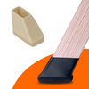 FLOOQ - Stoelpootdoppen- Rechthoekig schuin beige - Frits