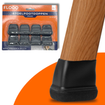 FLOOQ - Premium stoelpootdoppen rechthoekig - Friso - 12 sets - 1 doos