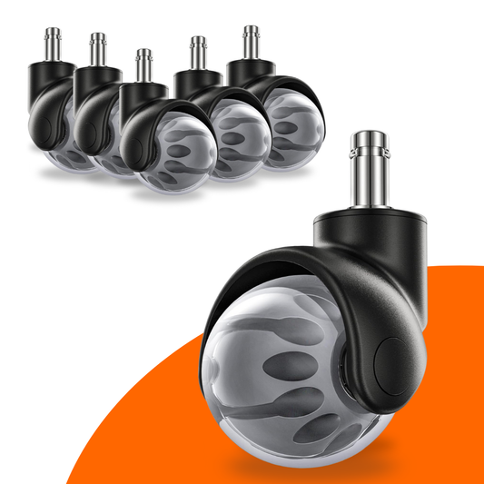 FLOOQ - Transparante bureaustoelwielen - Flavie