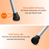 FLOOQ - Stoelpootdoppen Pro Schuin - Rond - Zwart - Fermin