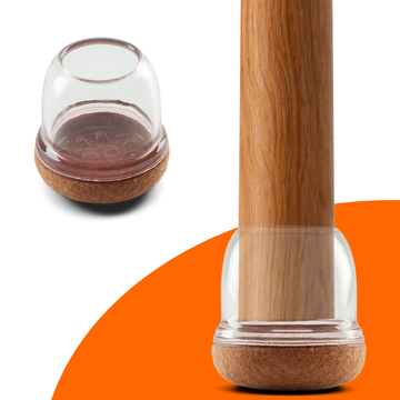 FLOOQ - Stolsocklar - Flexibel - Transparent - Fien