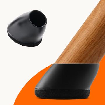 FLOOQ - Embouts de pieds de chaise - Ovale incliné - Finn