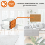 FLOOQ - Rechthoekige stoelpootdoppen