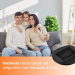 FLOOQ Vloerbeschermer Wieltjes - Zwart
