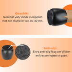 FLOOQ - Stoelpootdoppen - 32-40mm