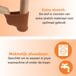FLOOQ - Stoelpootbeschermers - 25-50mm - Bruin