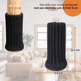 FLOOQ - Stoelpootbeschermers - 20-50mm - Zwart